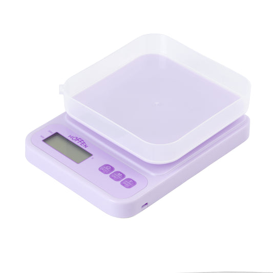 Hoffen (India ) Electronic Digital  Weighing Scale , Weight Machine for Kitchen ,Home , Baking , Health, Weight machine for food ,  Batteries Included , 2 years warranty .