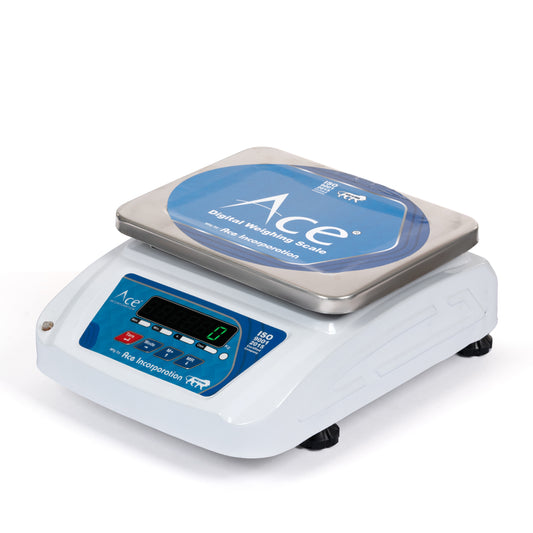 Digital Electronic Weighing Scale 30 kg Capacity 1 g Accuracy Weight Machine Digital for Shop, Commercial and Industrial use with Heavy-Duty Steel Platform size (MINI SPD-175 x 225 mm)