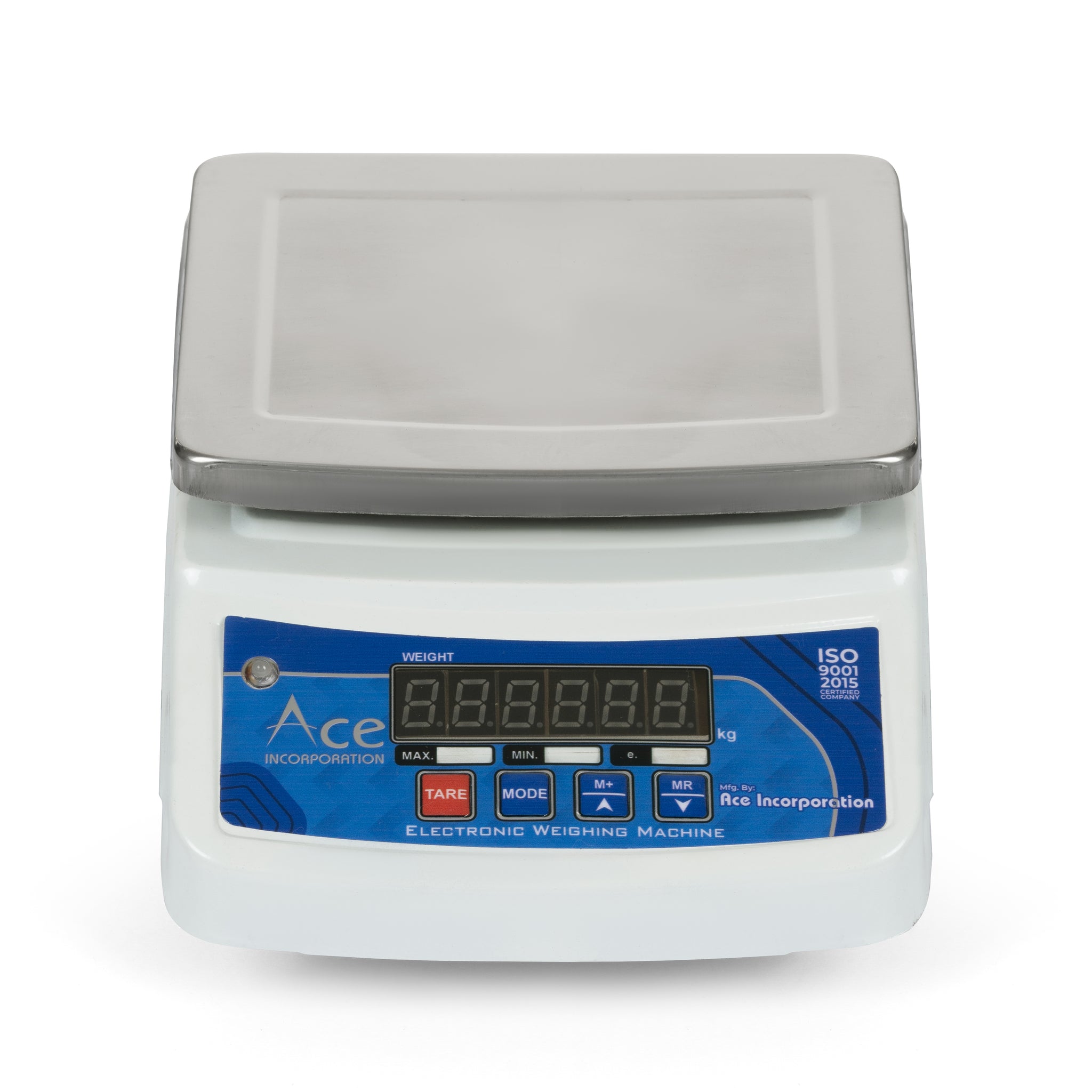 Digital Electronic Weighing Scale 20 kg Capacity 1 g Accuracy Weight Machine Digital for Shop, Commercial and Industrial use with Heavy-Duty Steel Platform size (Eco-160x190mm)