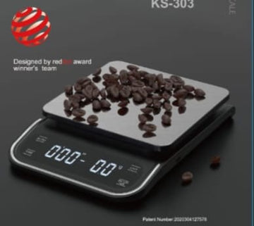 Hoffen Digital Kitchen / Coffee Weighing Scale , Weight machine with Timer for use of accurate taste of coffee every time for coffee Lovers , 1 Year Warranty & Battery Included